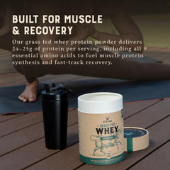 HEART & SOIL cold-processed whey preserves nutrients for better absorption.