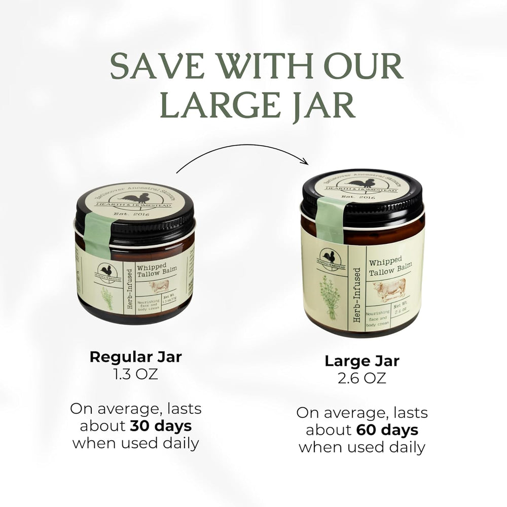 Hearth and Homestead balm label closeup communicates natural unscented formulation.