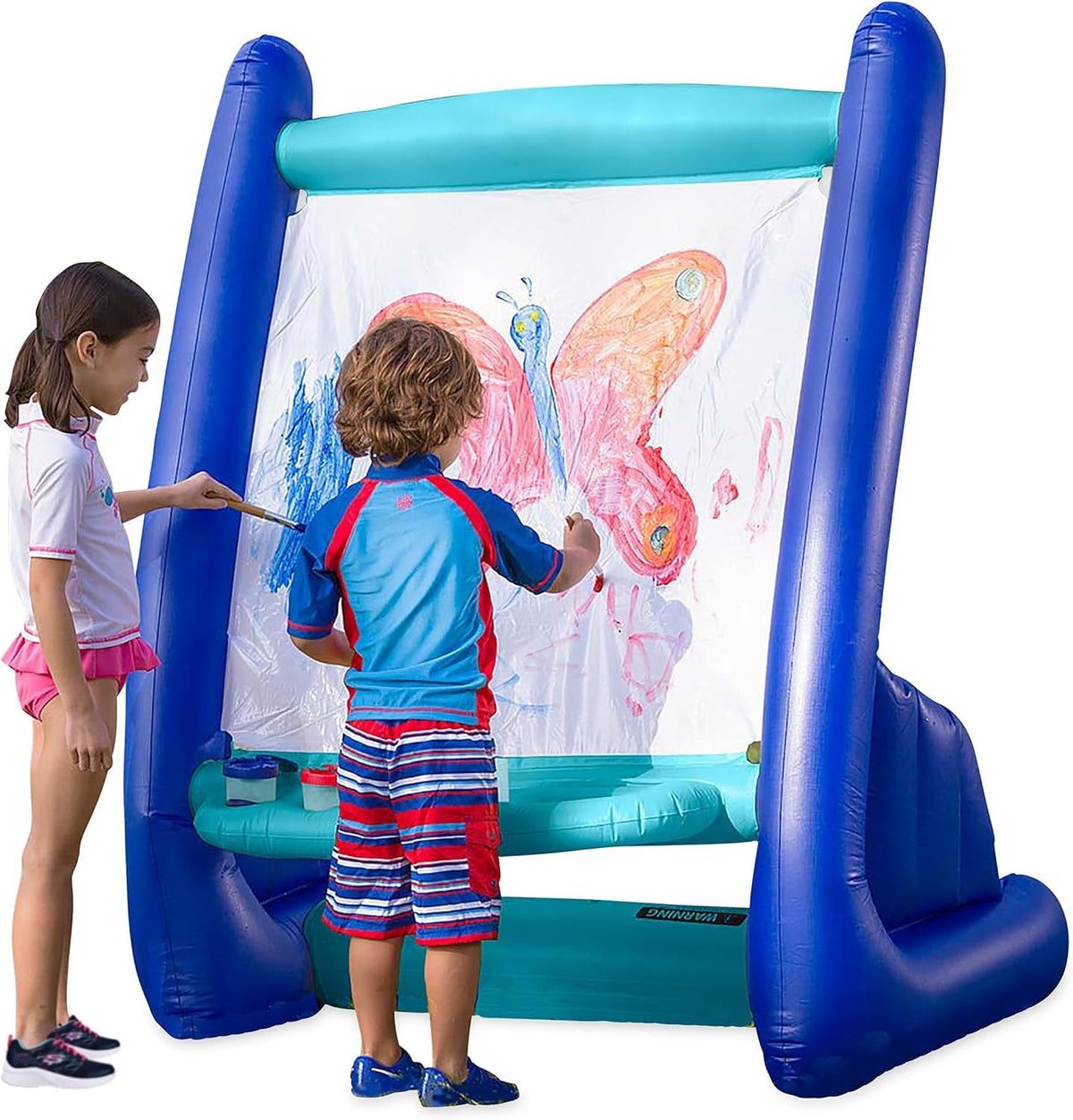 HearthSong inflatable giant easel for big, shared art adventures