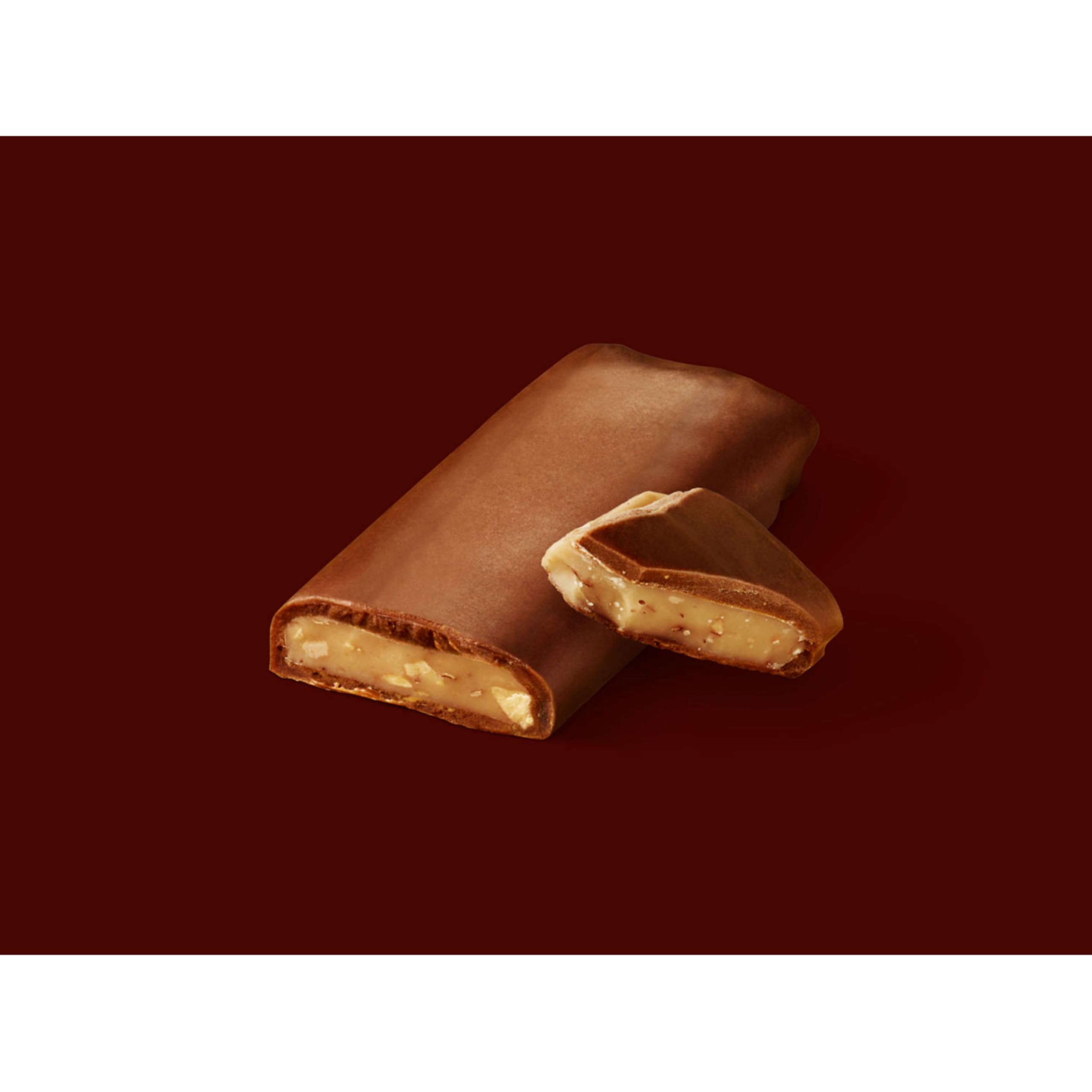 HEATH chocolate toffee bars, compact and convenient to carry.
