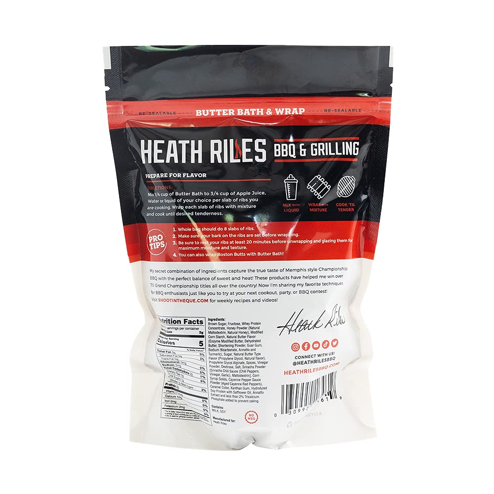 Heath Riles BBQ Butter Bath & Wrap glaze with brown sugar and butter aroma