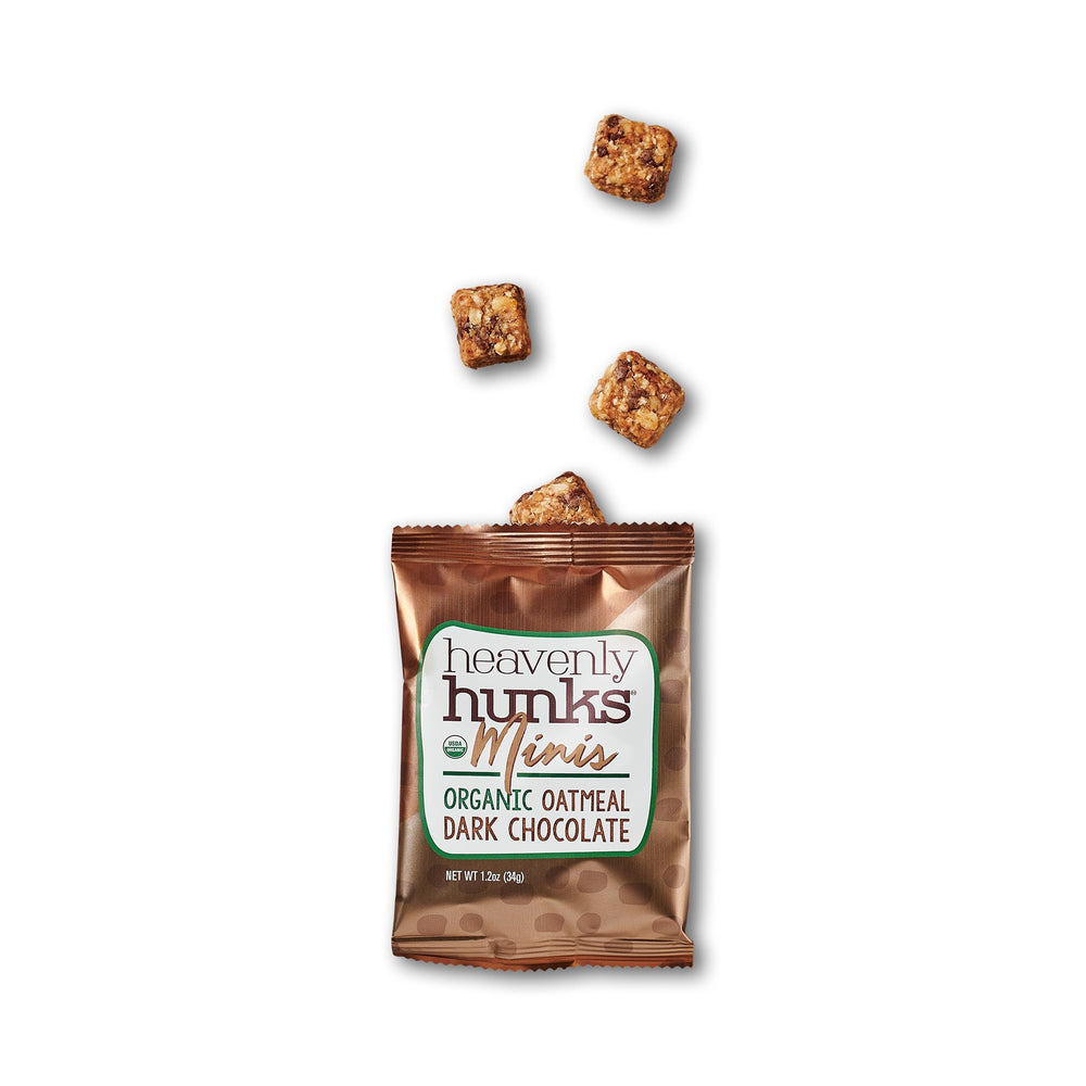 Heavenly Hunks dark chocolate chips mini bites ideal for quick rewards.