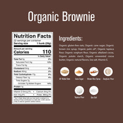 Heavenly Hunks ingredients panel with oats and cacao for a wholesome dairy-free treat