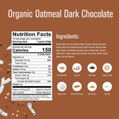 Heavenly Hunks vegan gluten-free snack close-up highlighting oat and coconut goodness.