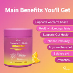 Heawdra Her Juicy ingredients close-up with clean vegetarian formula