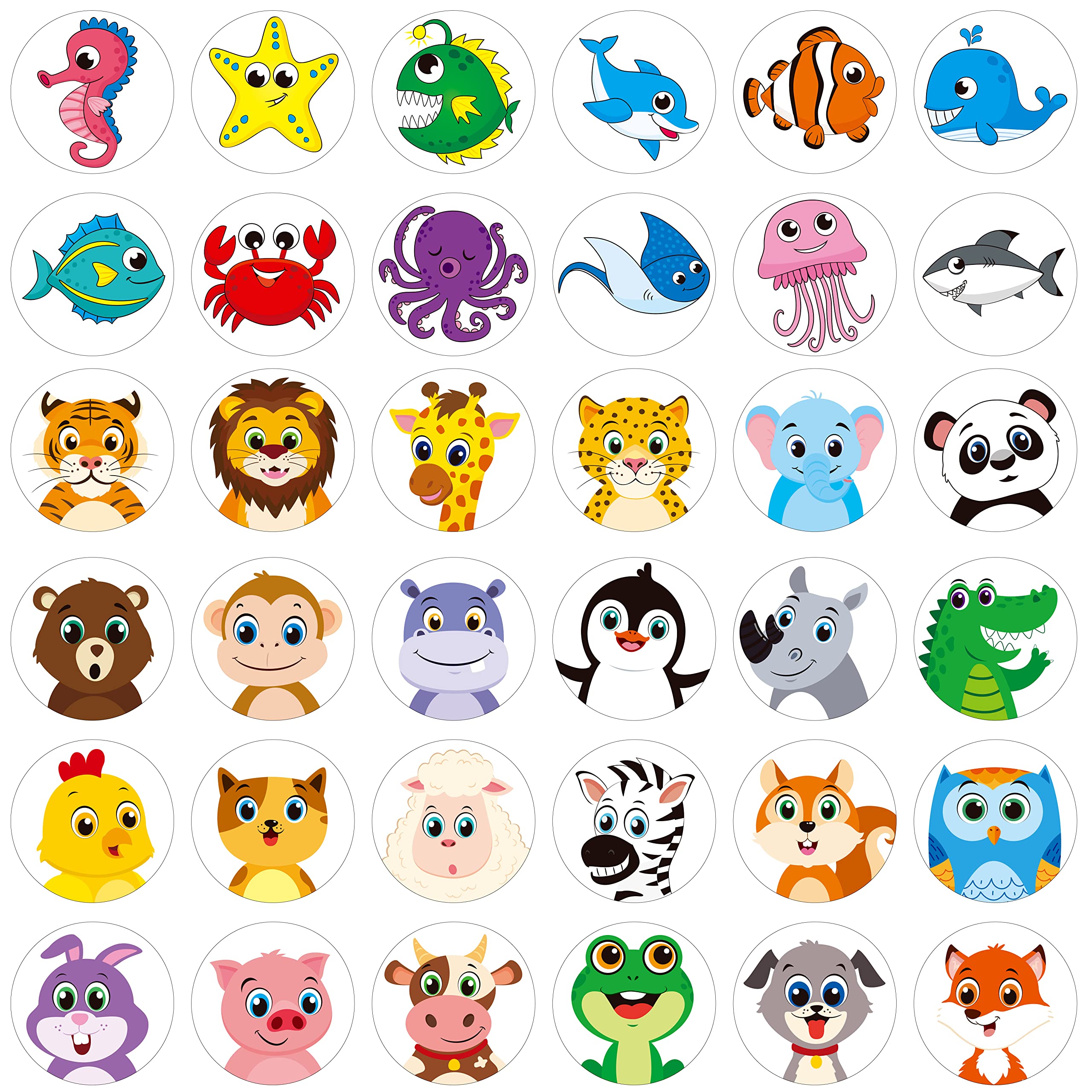 Hebayy fox and seahorse designs ideal for kid-friendly rewards.