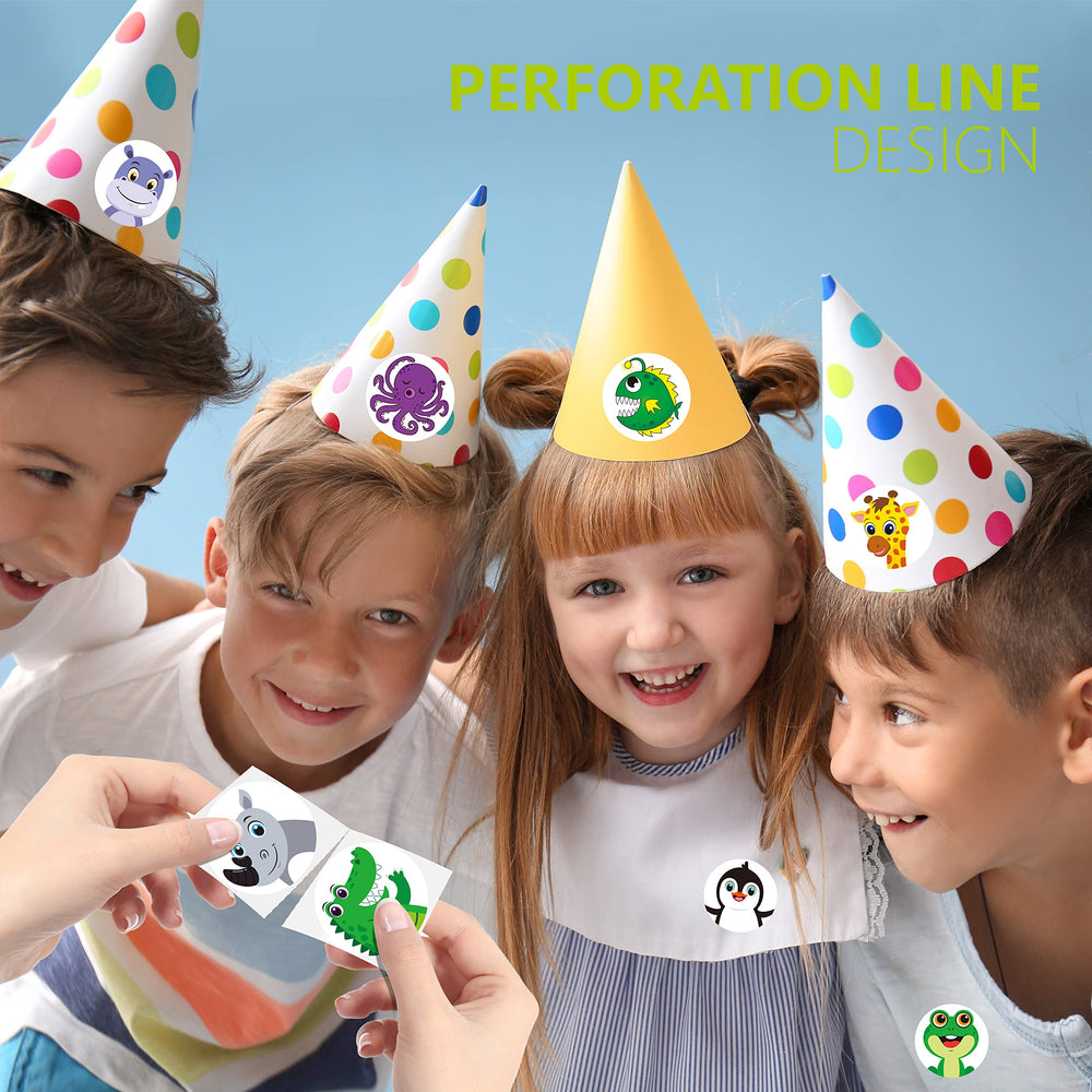 Hebayy perforated sticker rolls simplify handouts and organization.