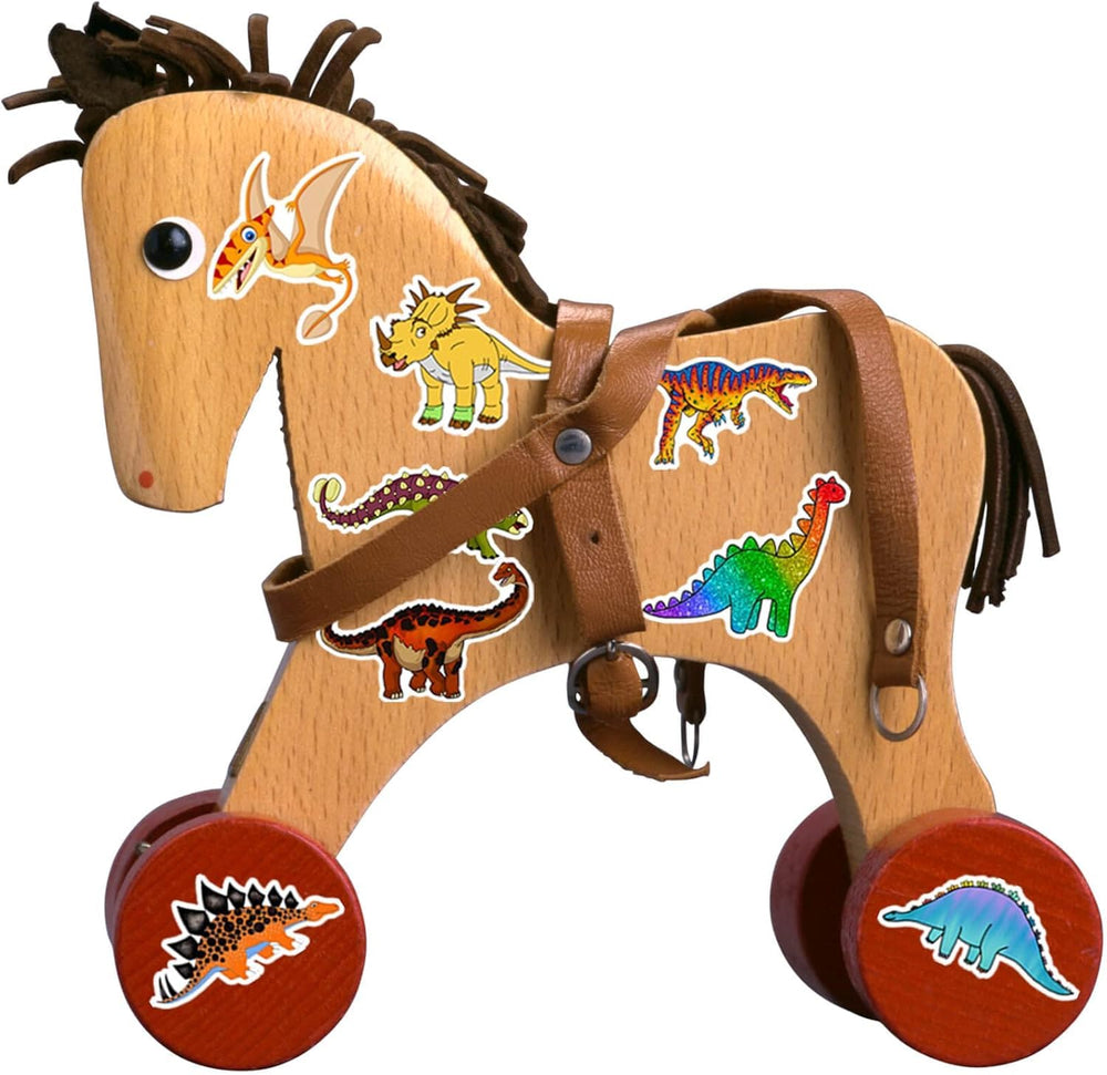 Hebraeos 2–3.5 inch dino stickers with bright colors for art projects