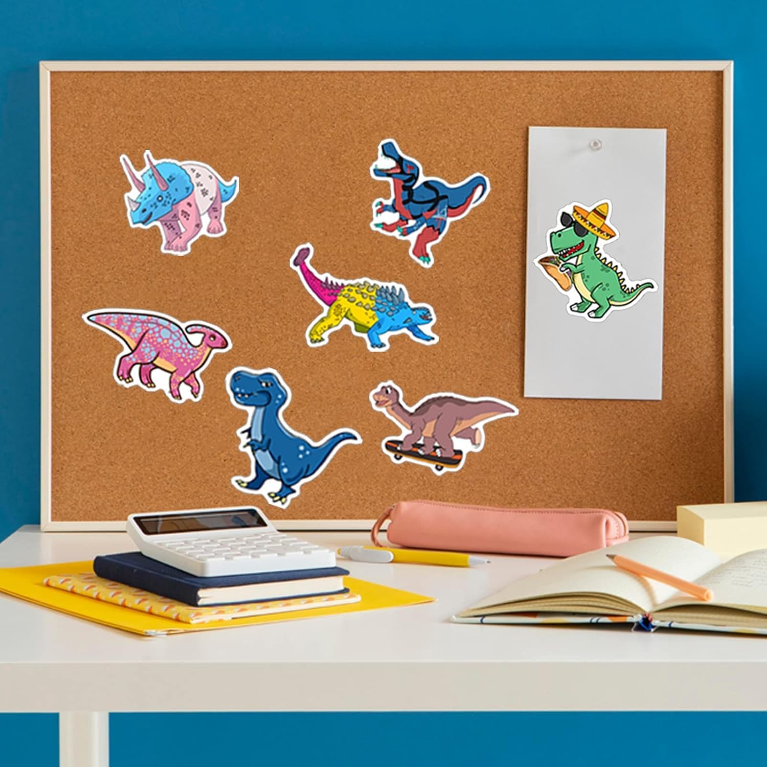 Hebraeos 100-piece dinosaur sticker set perfect for holidays