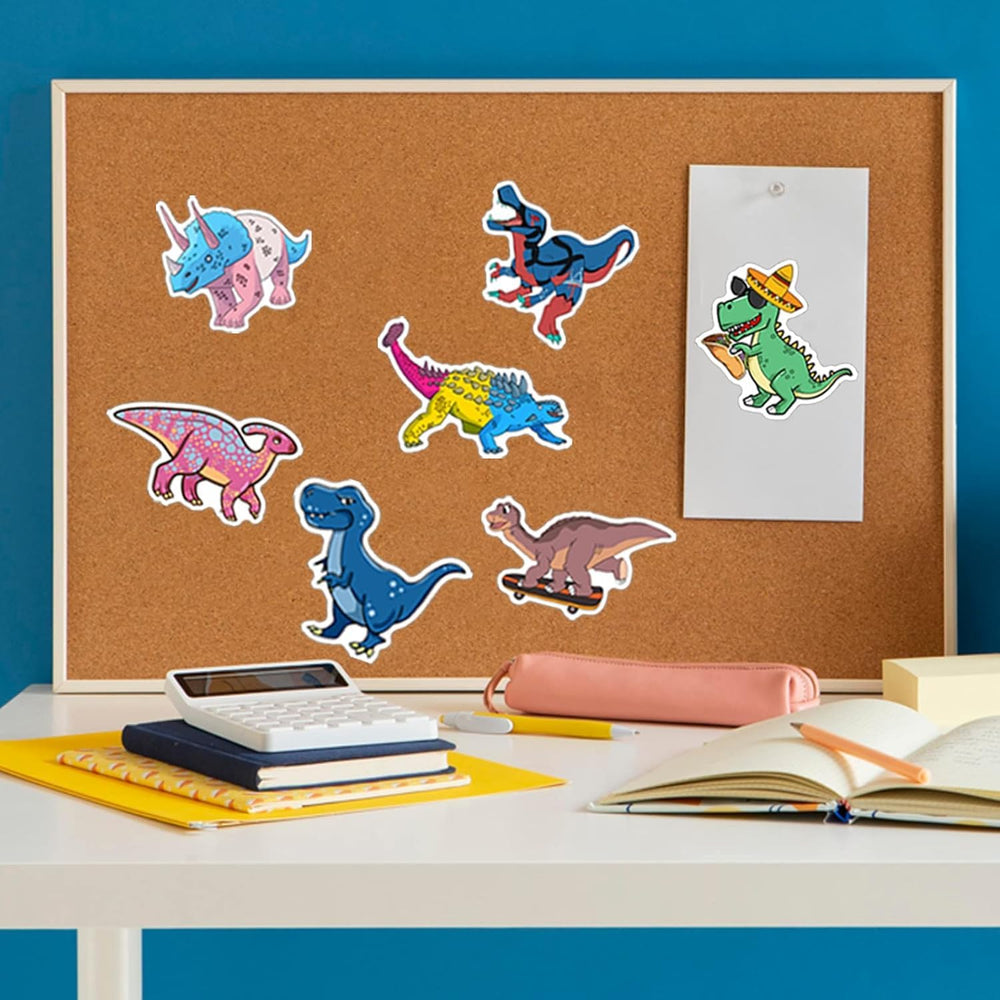 Hebraeos 100-piece dinosaur sticker set perfect for holidays