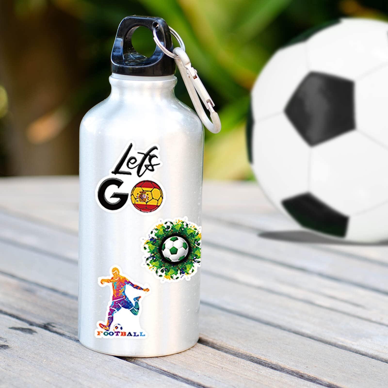 Hebraeos soccer stickers on windows and walls add flair