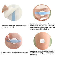 HECHUAN Libre 3 durable patch material supports long-lasting wear.