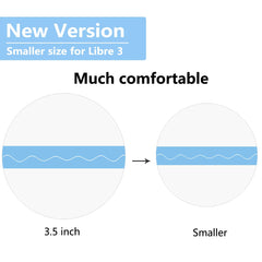 HECHUAN Libre 3 waterproof sensor cover ready for swimming and showering.
