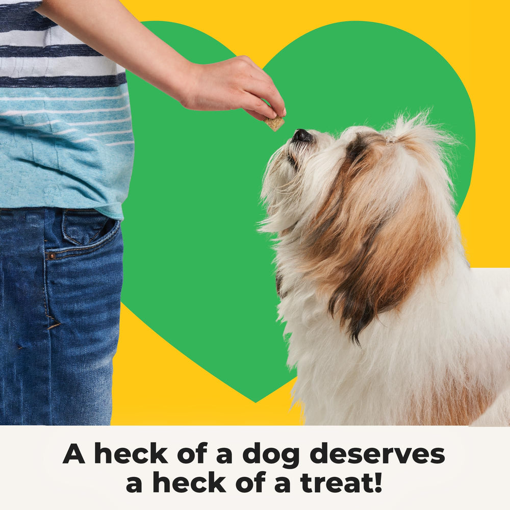 Heckova beef liver treats, single-ingredient, great for simple training rewards
