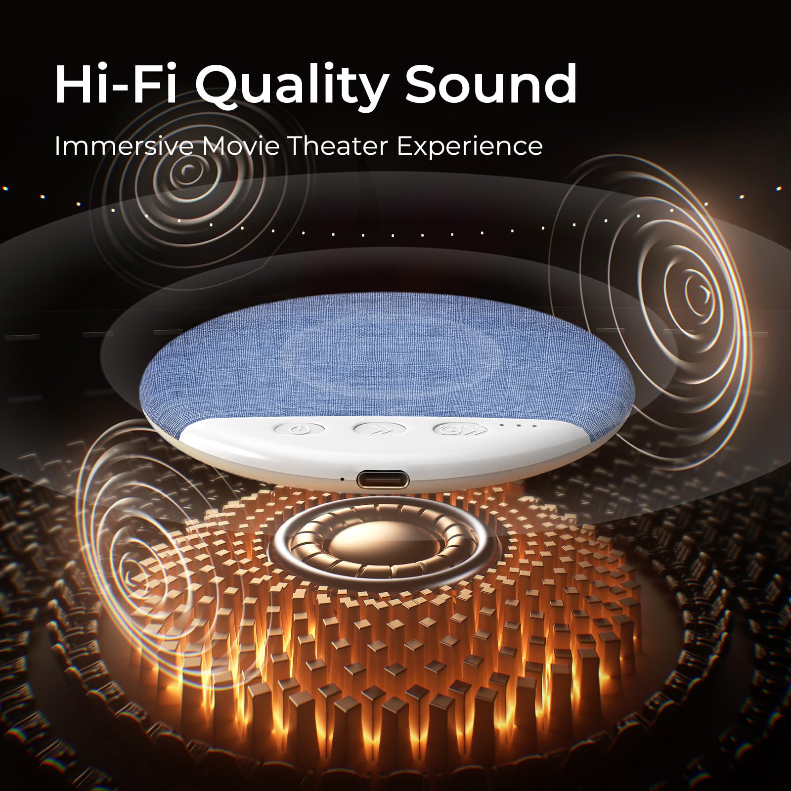 heetipuk 2026 pillow speaker auto-off timer for gentle sleep pacing