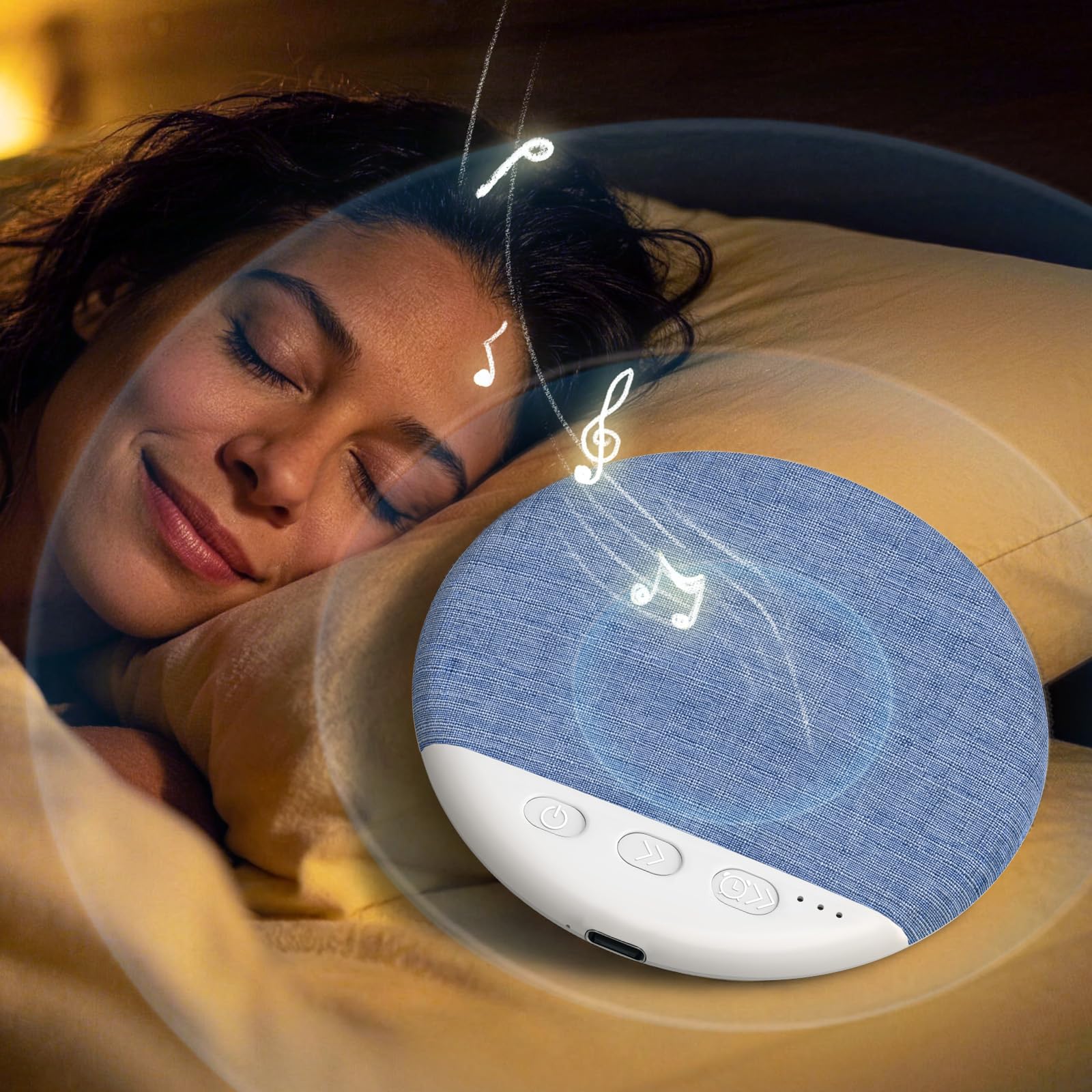 heetipuk 2026 pillow speaker bone conduction under pillow for clearer sleep audio