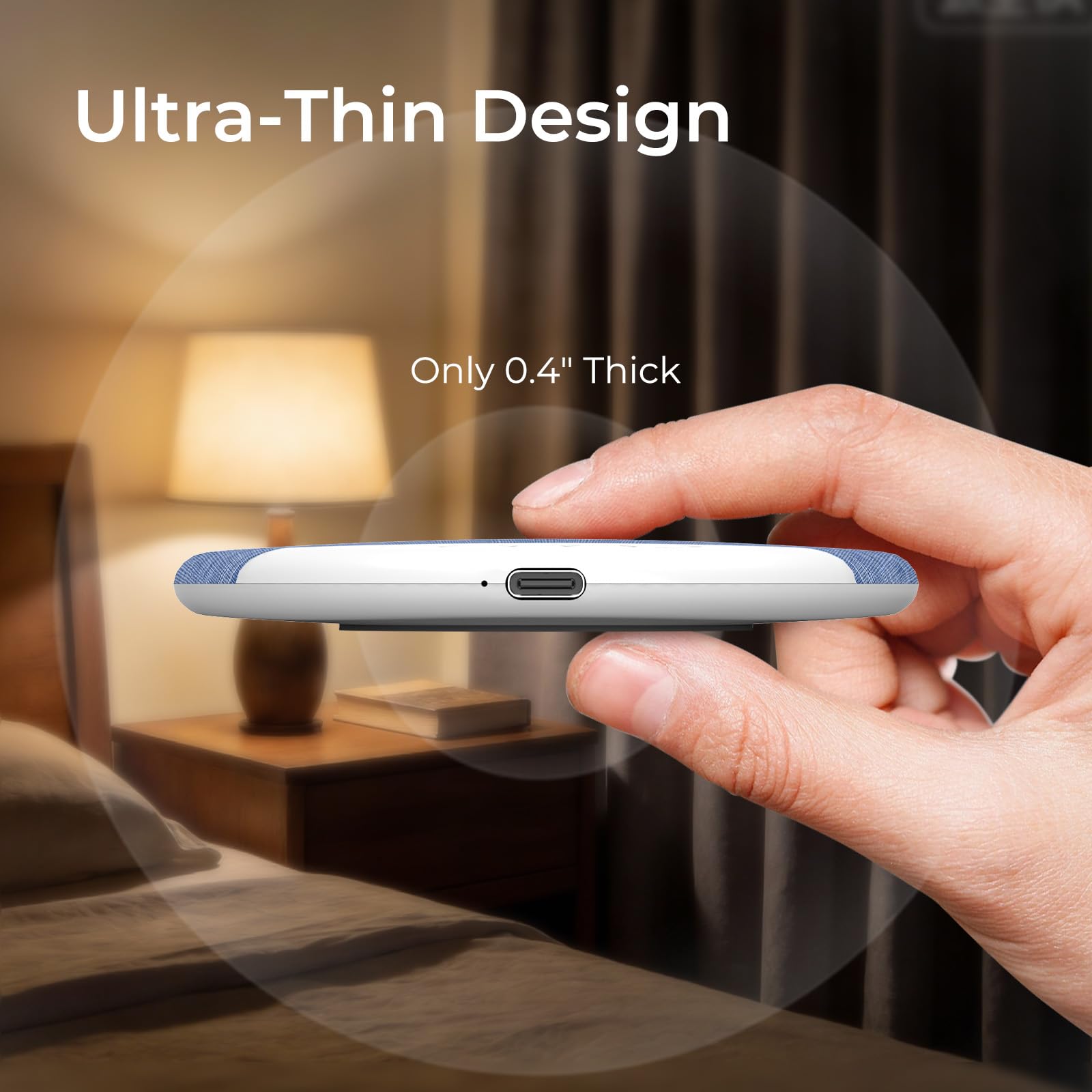 heetipuk 2026 pillow speaker travel-friendly compact design