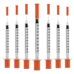 Hefatoa U-100 syringe with needle shows compact, precise dosing.