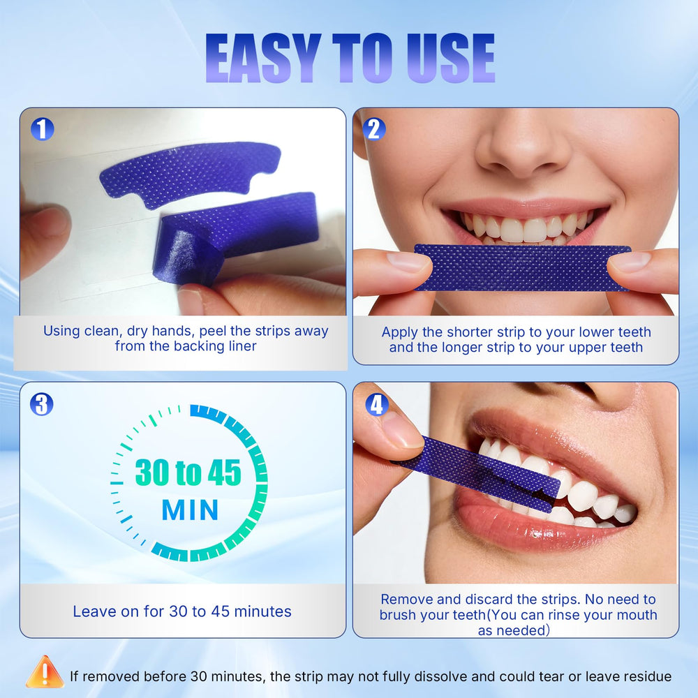 HEGVGVB seven-day whitening progress visuals.