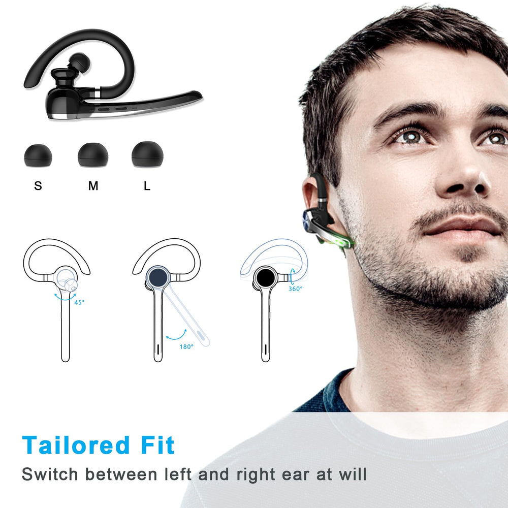 HEIBAS headset mute button for quick call silencing.