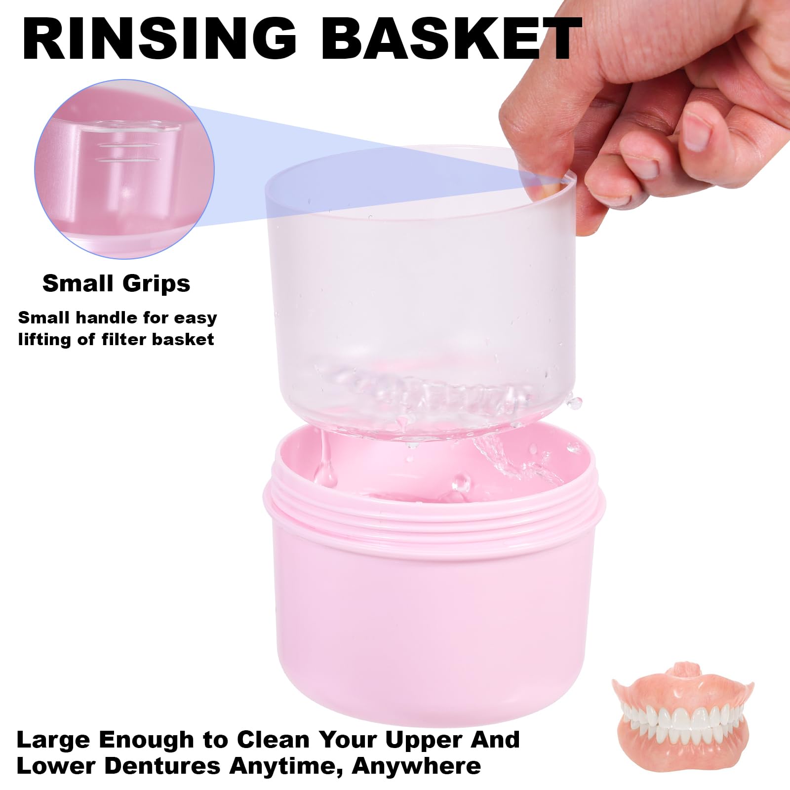 Heigoeost denture bath case uses ABS and silicone BPA-free.