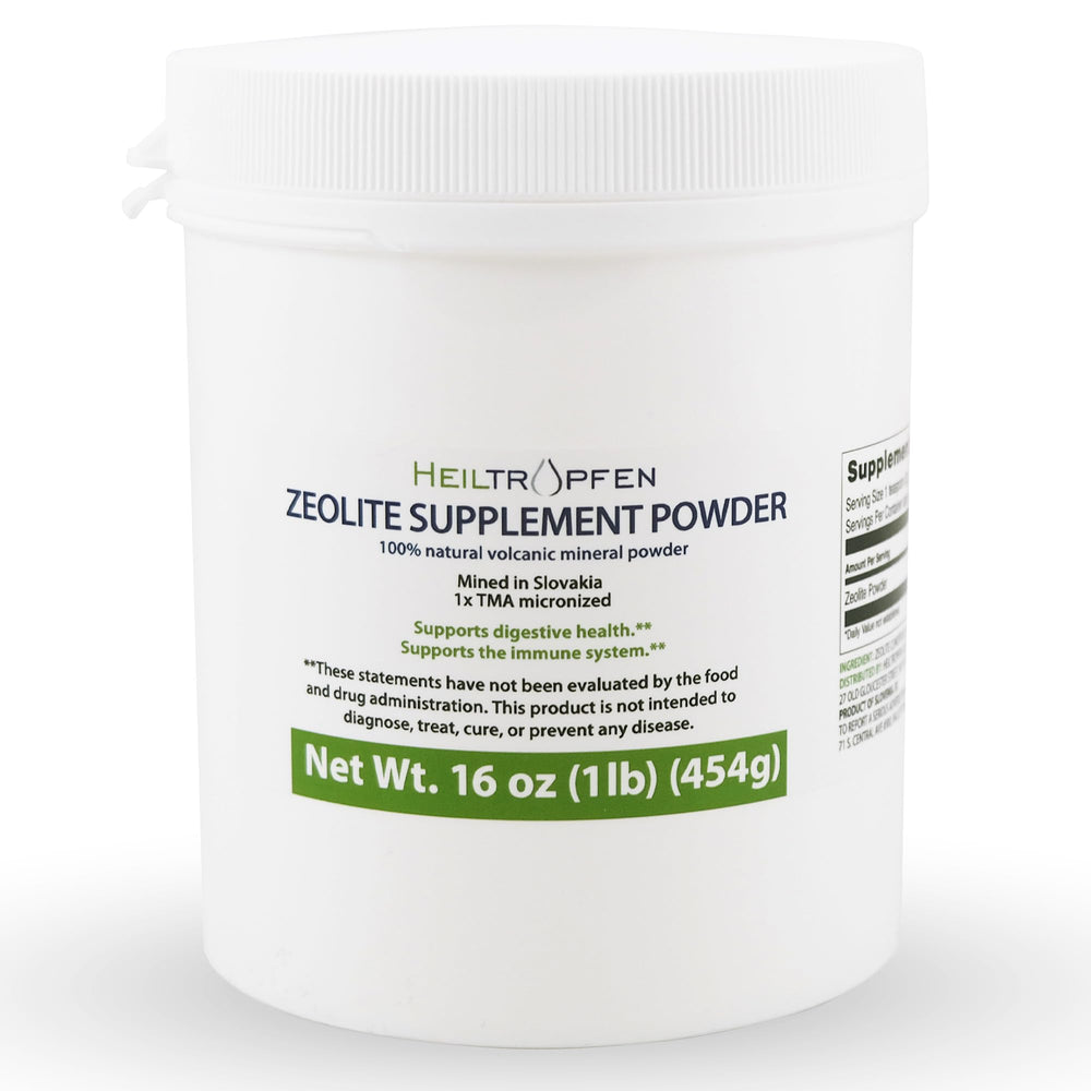 Serving size guide for Heiltropfen Zeolite Powder