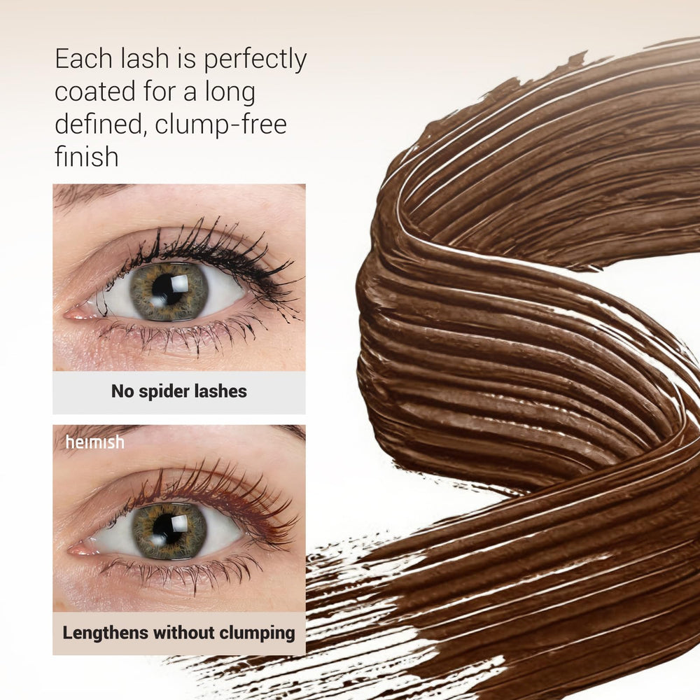 Waterproof test image for HEIMISH Dailism Smudge Stop Mascara showing smudge-proof wear