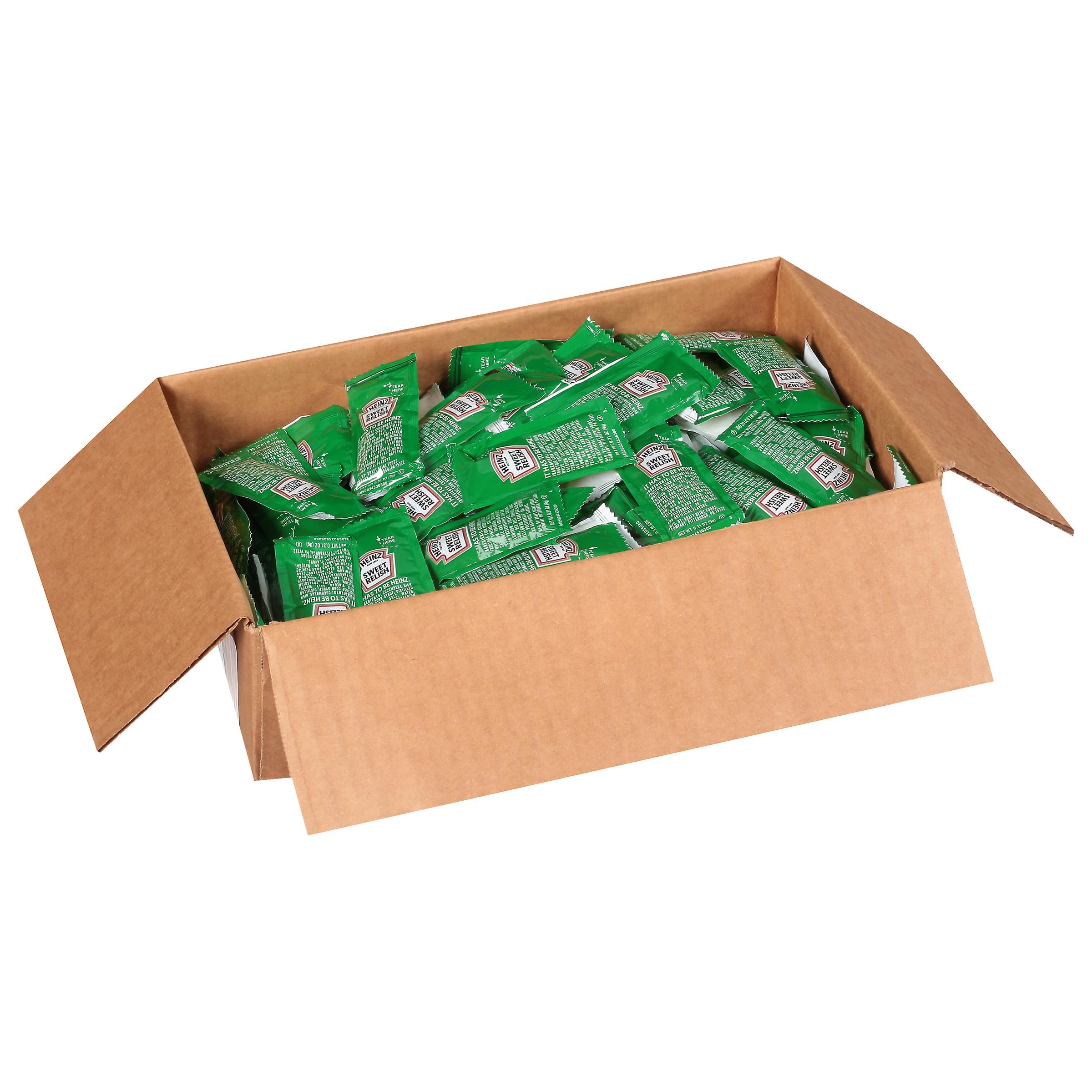 HEINZ Relish with kosher-friendly branding and convenient packaging.