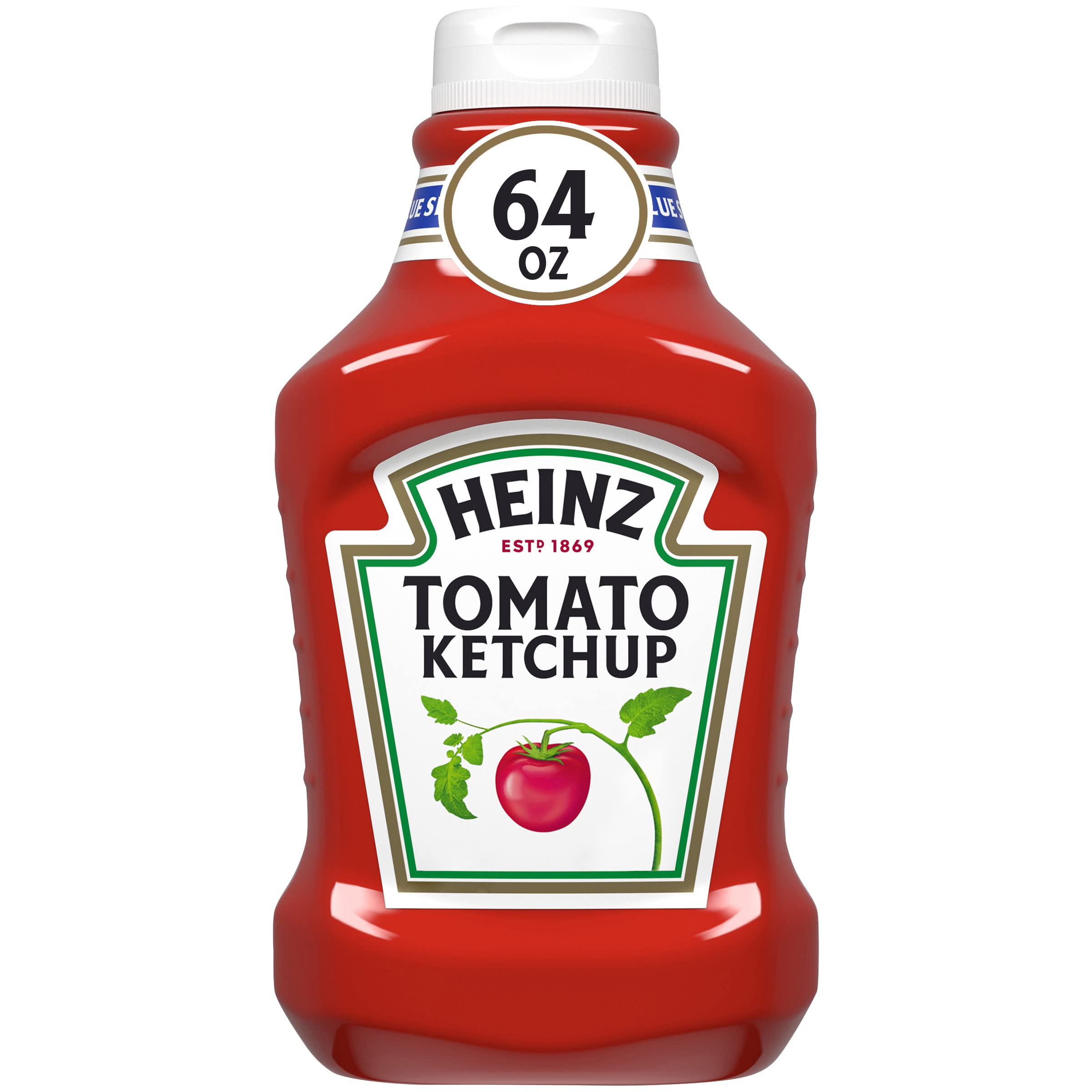 Heinz Tomato Ketchup 64oz bottle for sharing at gatherings.