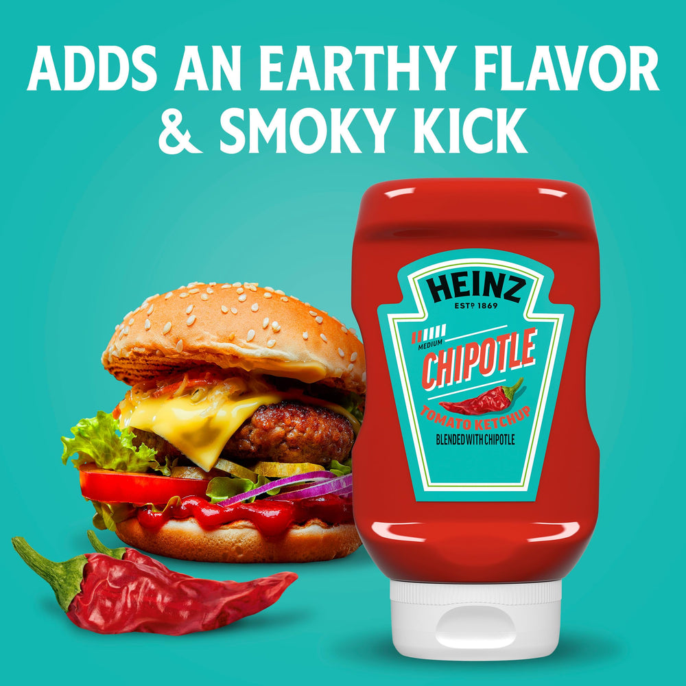 Heinz Chipotle Ketchup on a breakfast sandwich for kickoff.