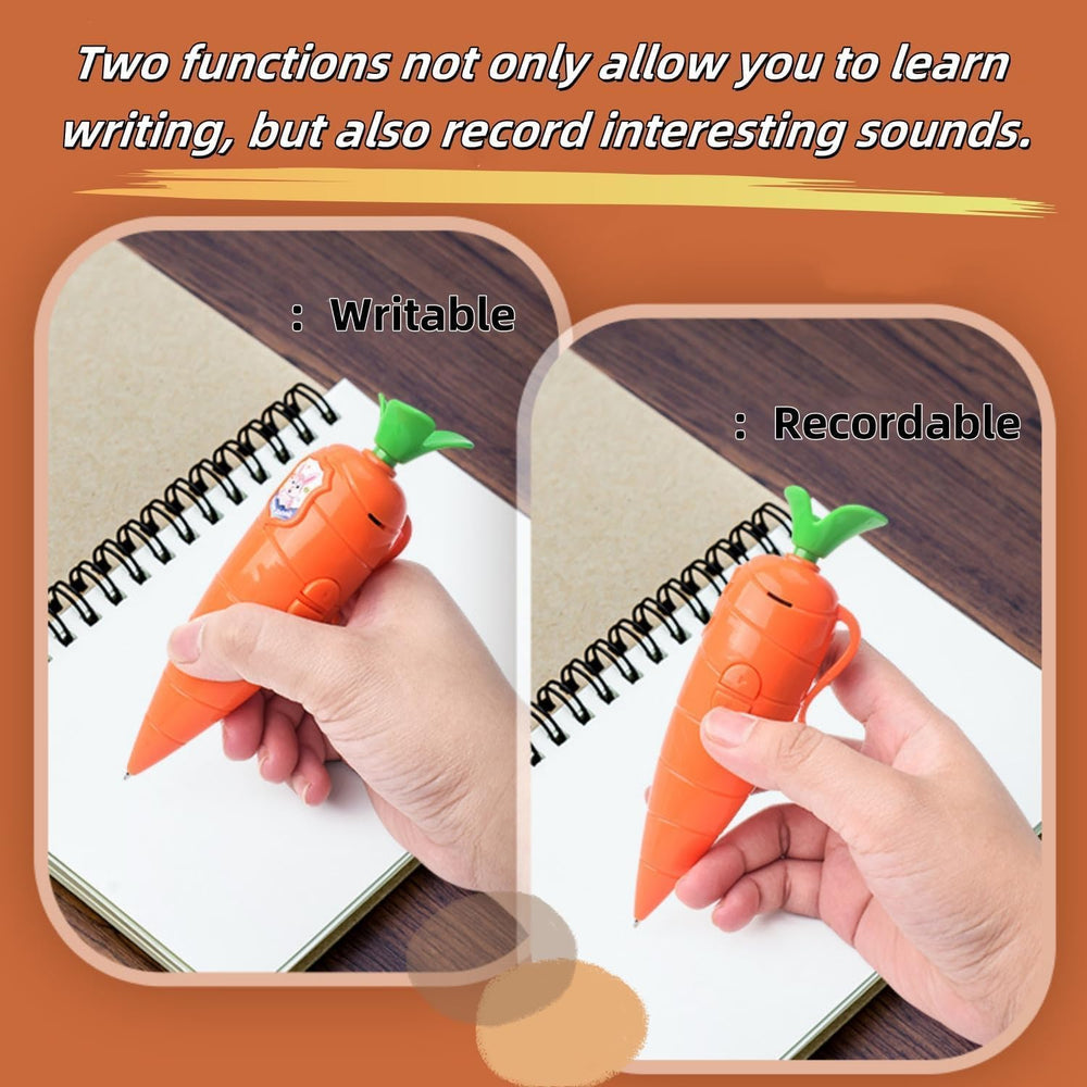 Hekisace carrot recorder pen ideal for cosplay and creative projects.