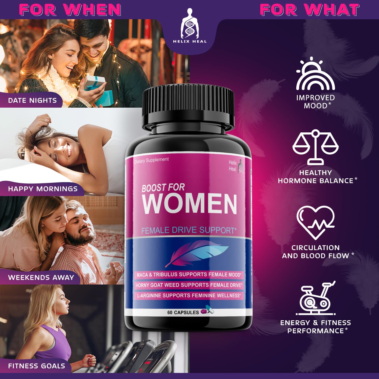 Helix Heal hormone balance closeup — suggests holistic wellbeing support