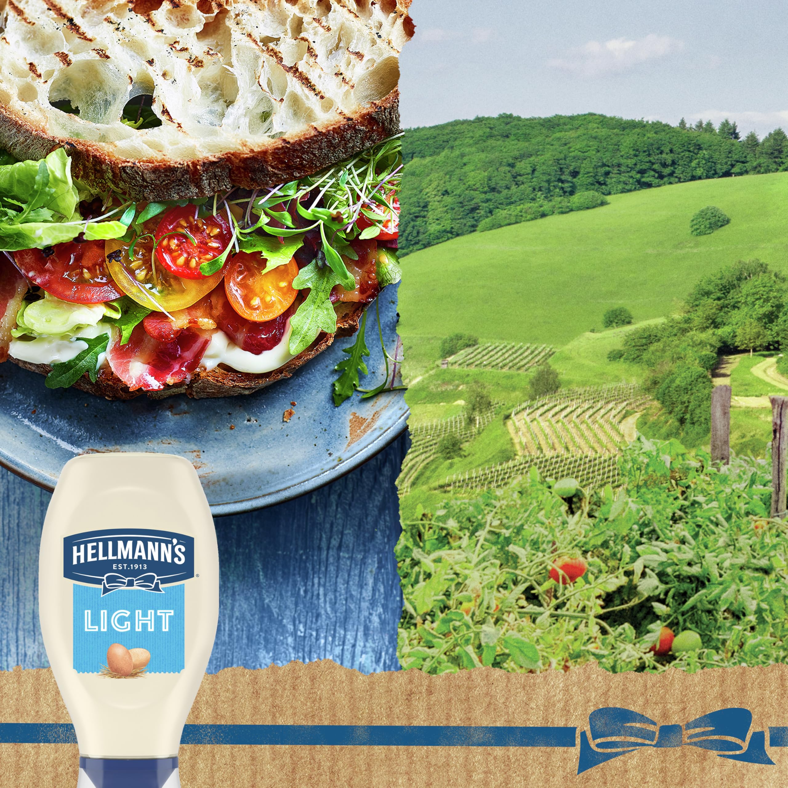 Hellmann's Light Mayo in potato salad for creamy texture.