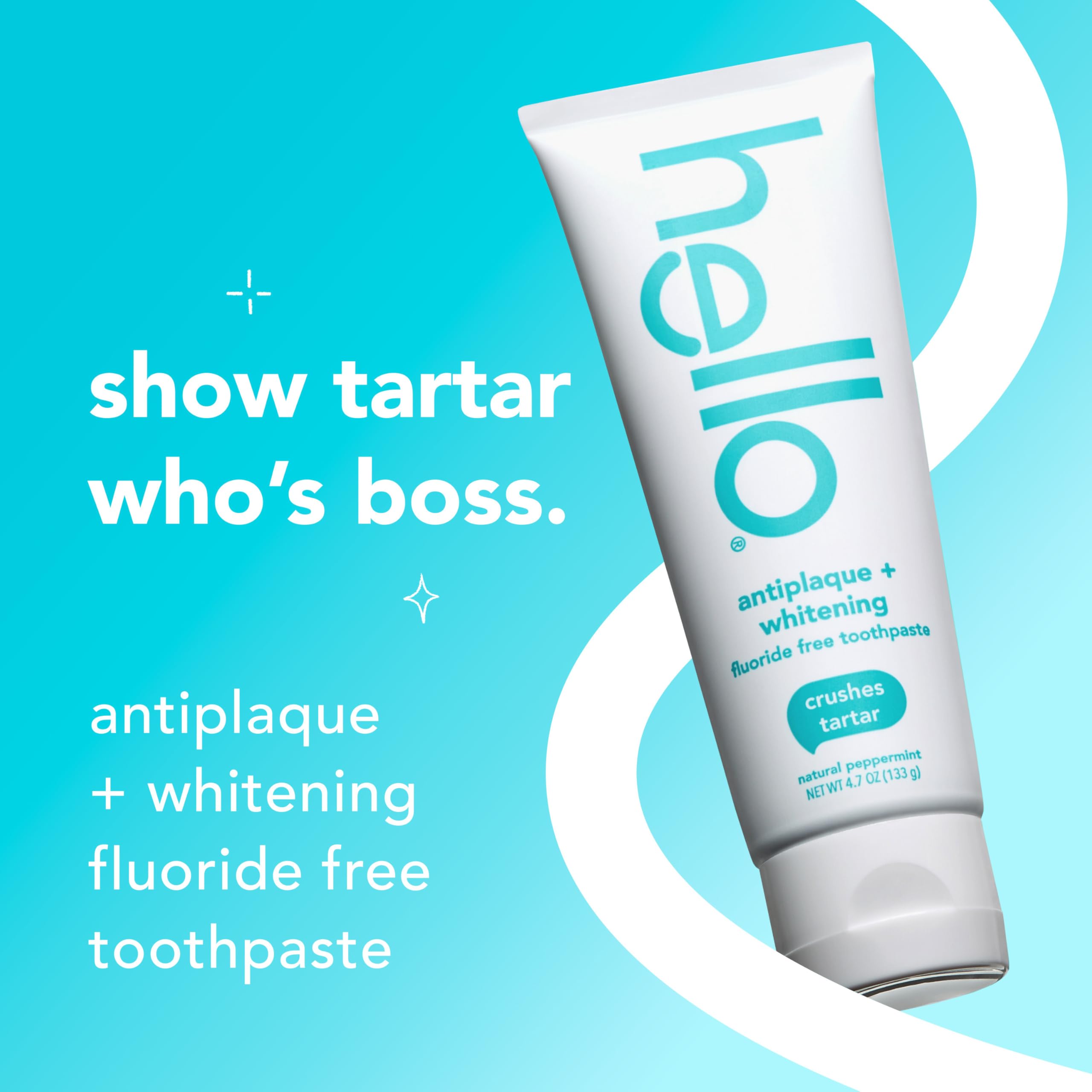 Close-up of Hello Antiplaque mint toothpaste tube showing packaging details.