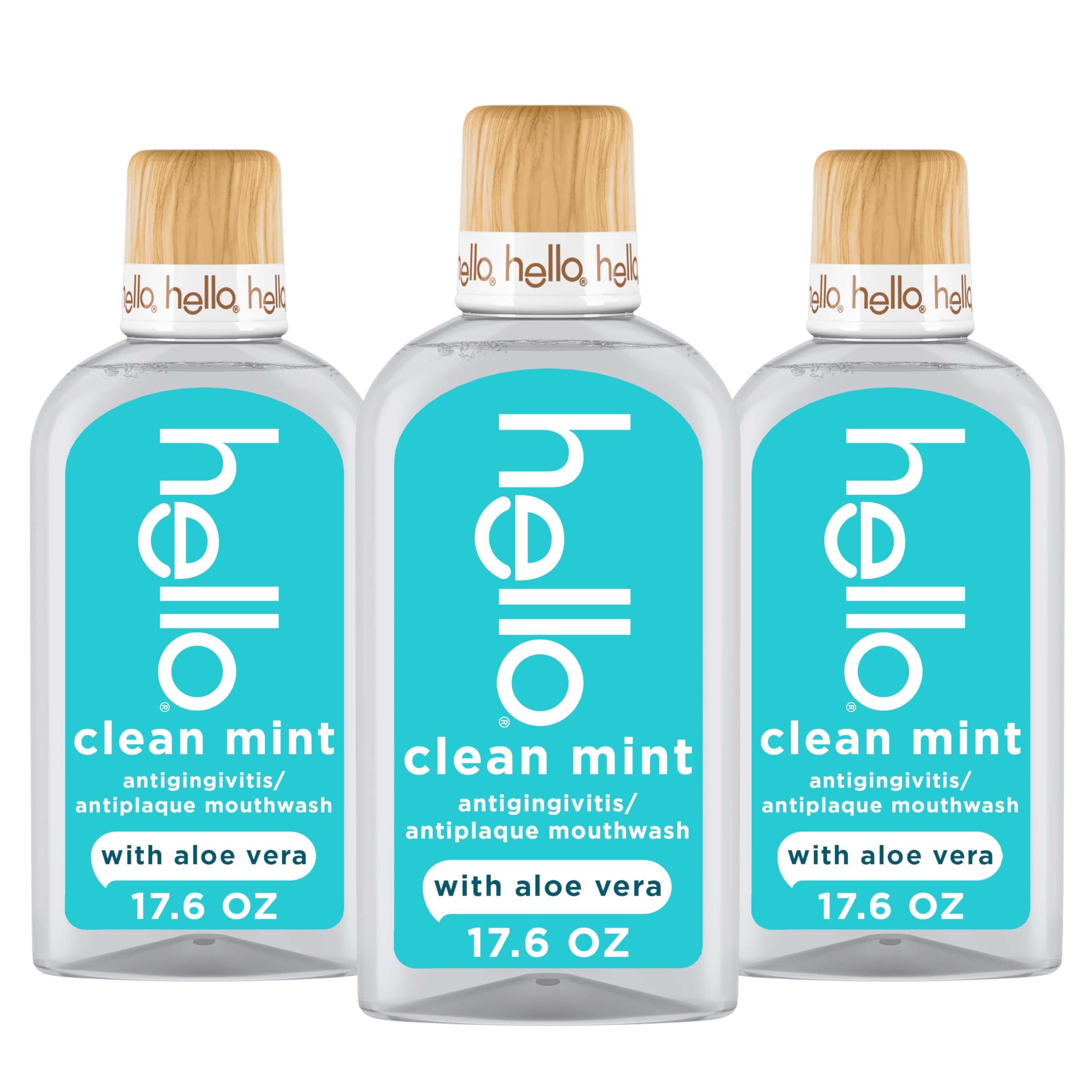 Hello Clean Mint aloe vera detail highlights soothing botanicals.