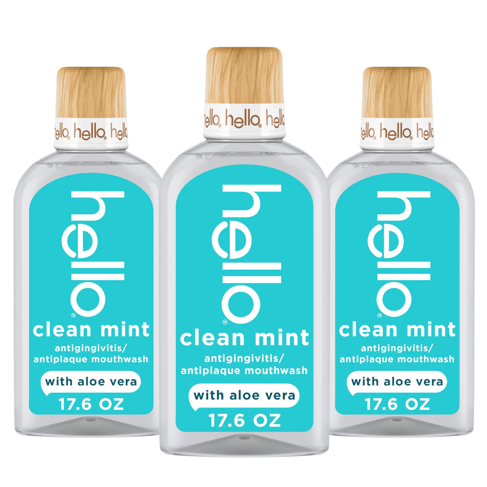 Hello Clean Mint aloe vera detail highlights soothing botanicals.