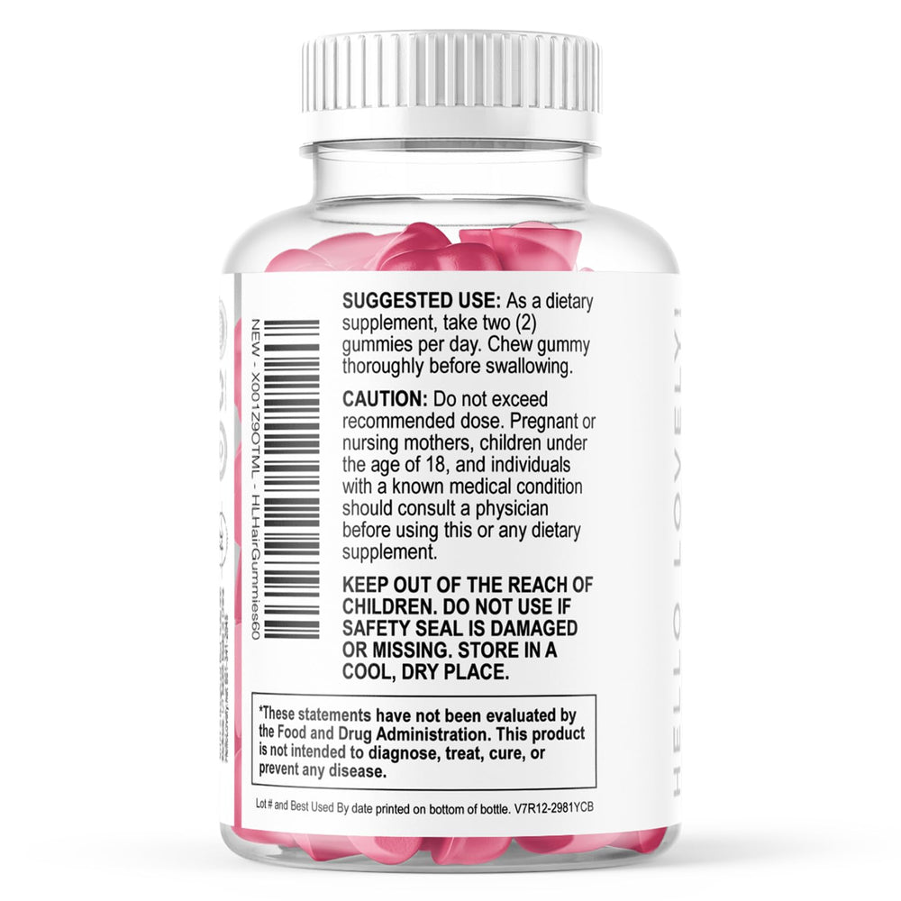 Hello Lovely berry gummies texture close-up signals enjoyable habit.