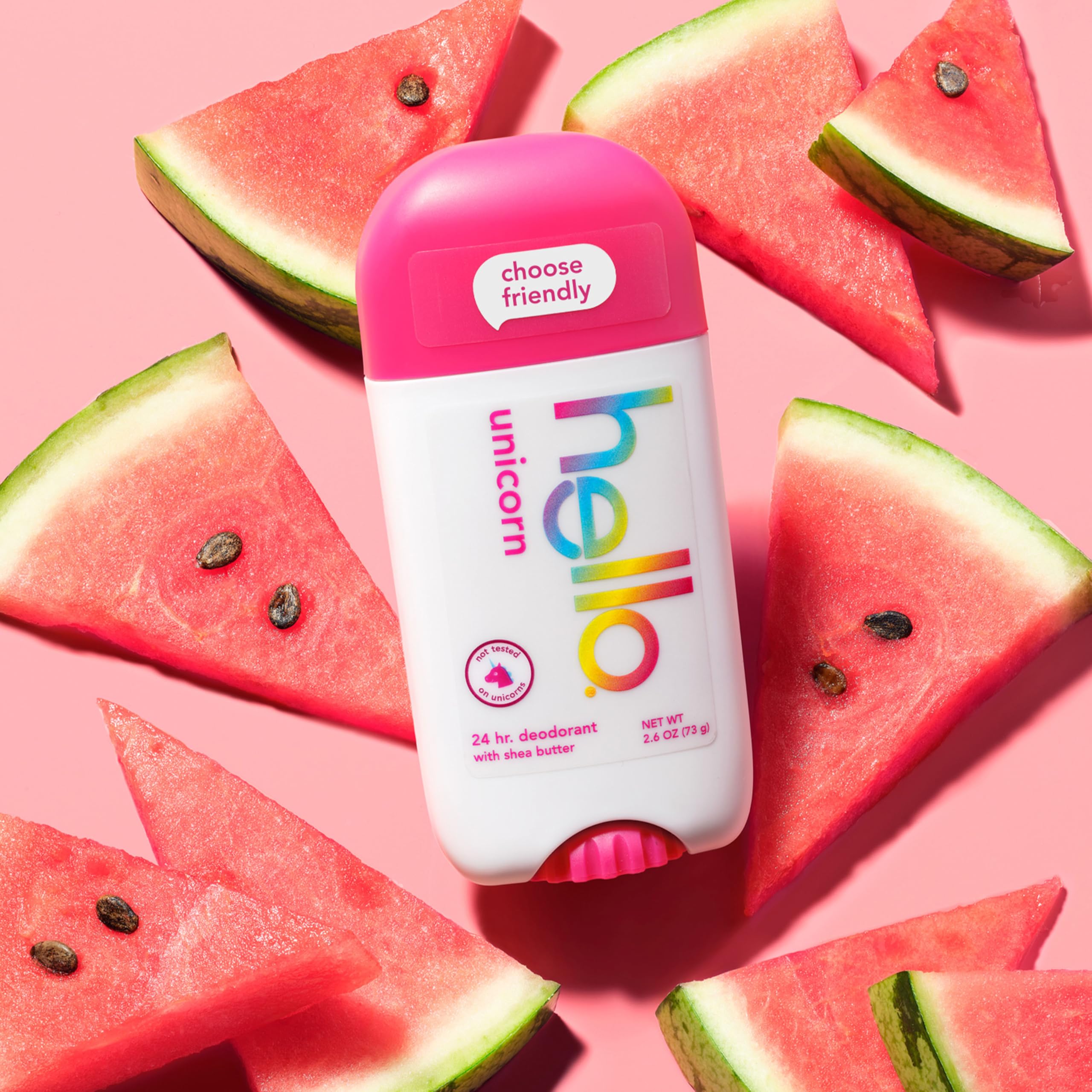 Hello Unicorn smooth glide application close-up—easy daily use.