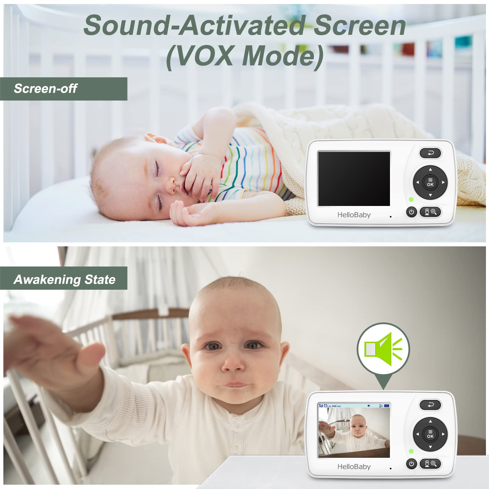 HelloBaby HB30 expandable cameras for multi-room monitoring