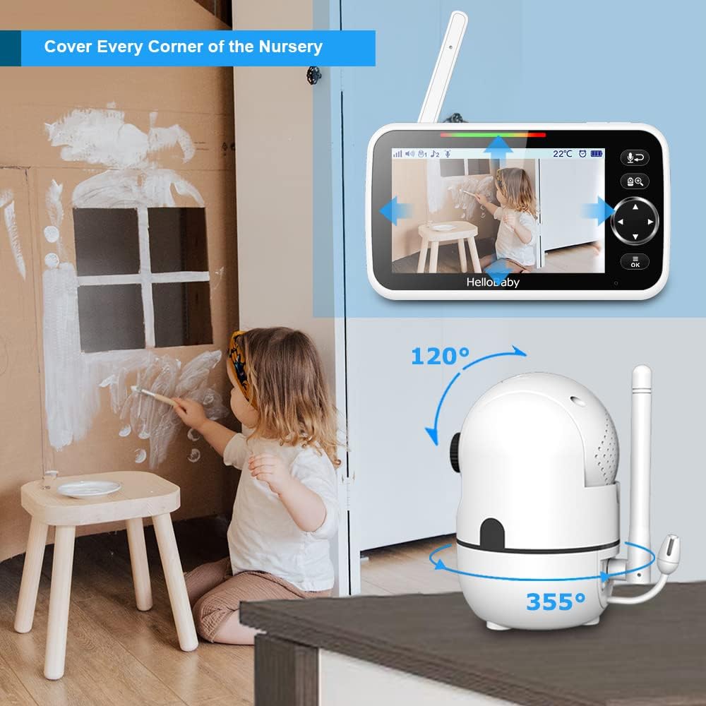 HelloBaby HB6550 room temperature monitor alerts you of changes