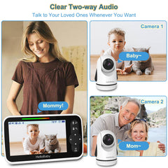 HelloBaby night vision automatically reveals the nursery in low light