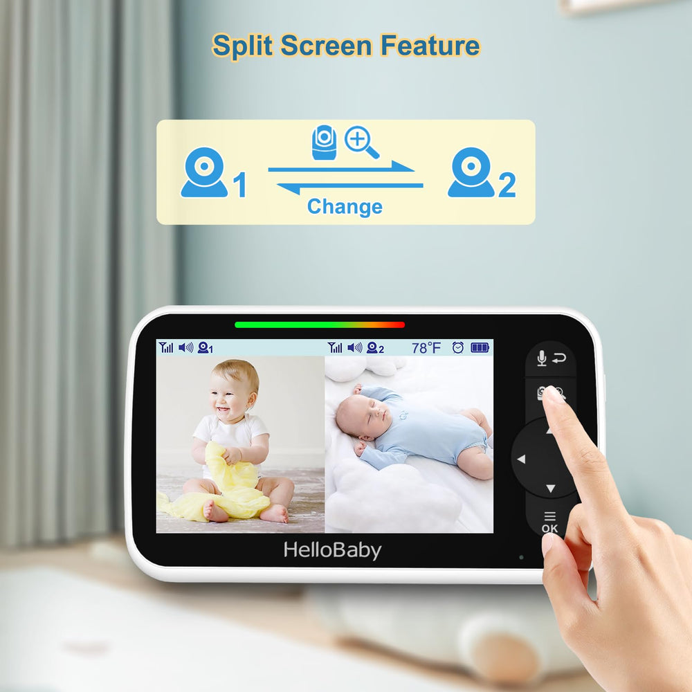 HelloBaby two-way talk helps soothe baby from another room