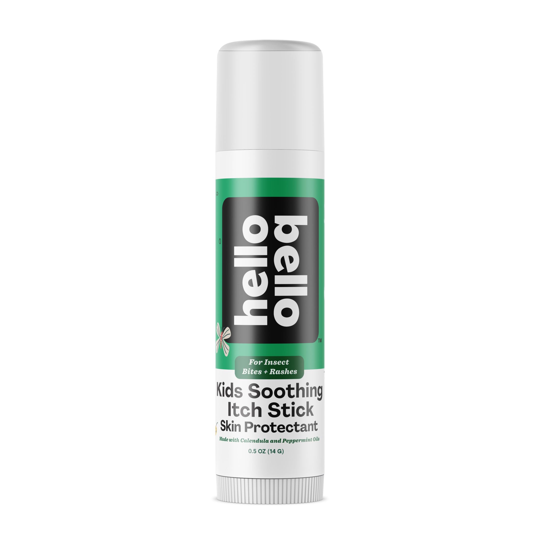 Hello Bello Soothing Itch Stick bottle-front image highlighting kid-friendly bite relief