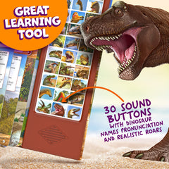 Hemalleon dinosaur book illustrated dinosaurs for visual learning and pronunciation practice.