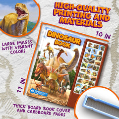 Hemalleon dinosaur book pronunciation guide helps kids say names confidently.