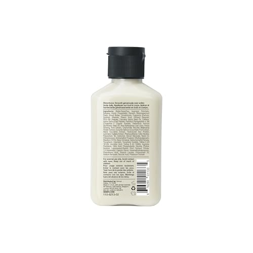 Hands applying Hempz lotion highlighting quick absorption and non-sticky finish.