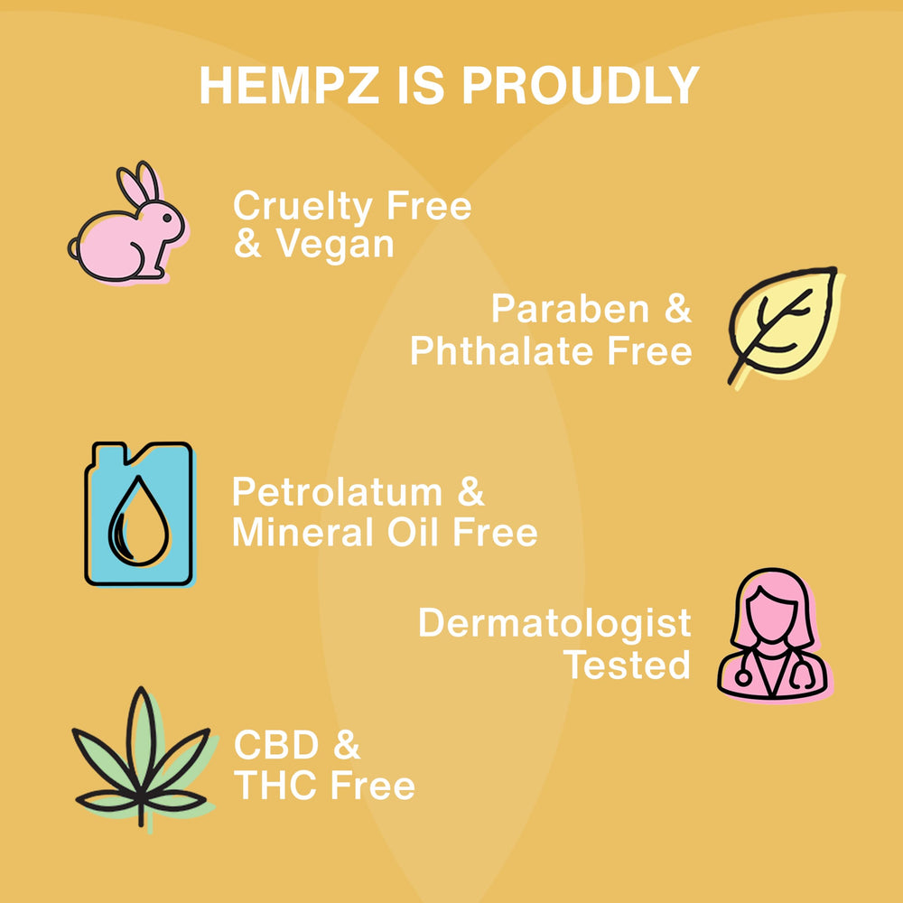 HEMPZ Age Defying Body Lotion full-body application for smooth skin.