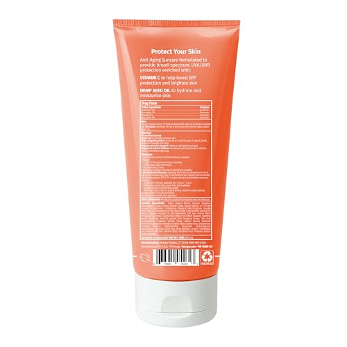 Hempz Daily Body Sunscreen cap open shows easy flip-top application.