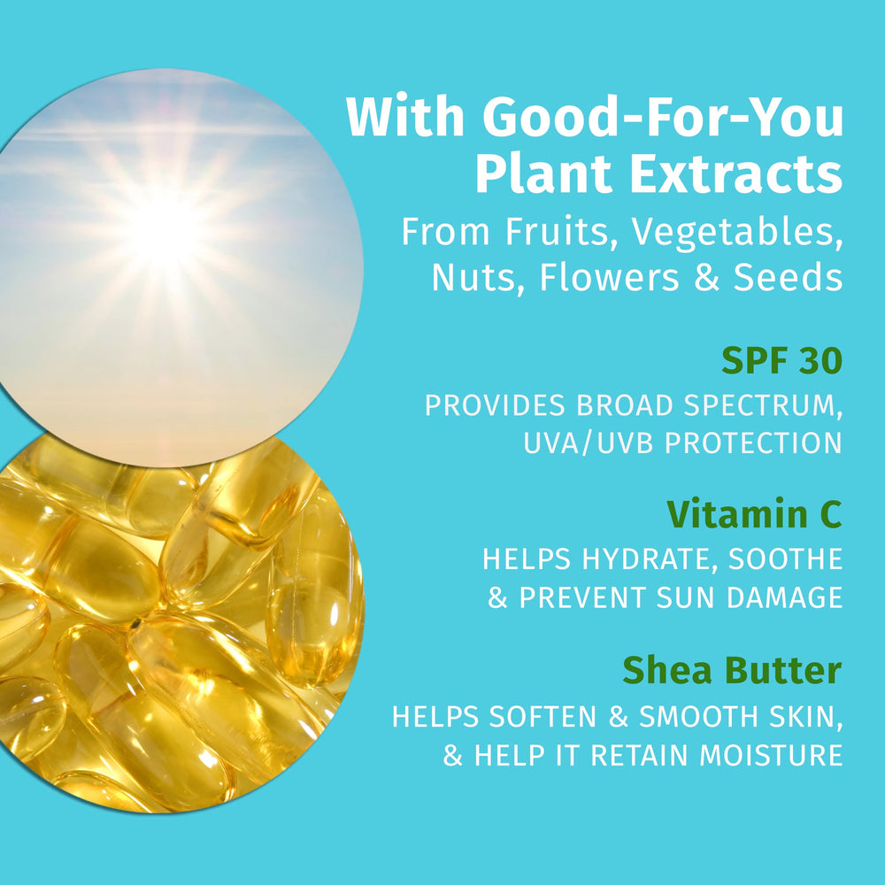 Shea butter in Hempz sunscreen helps moisturize while protecting.