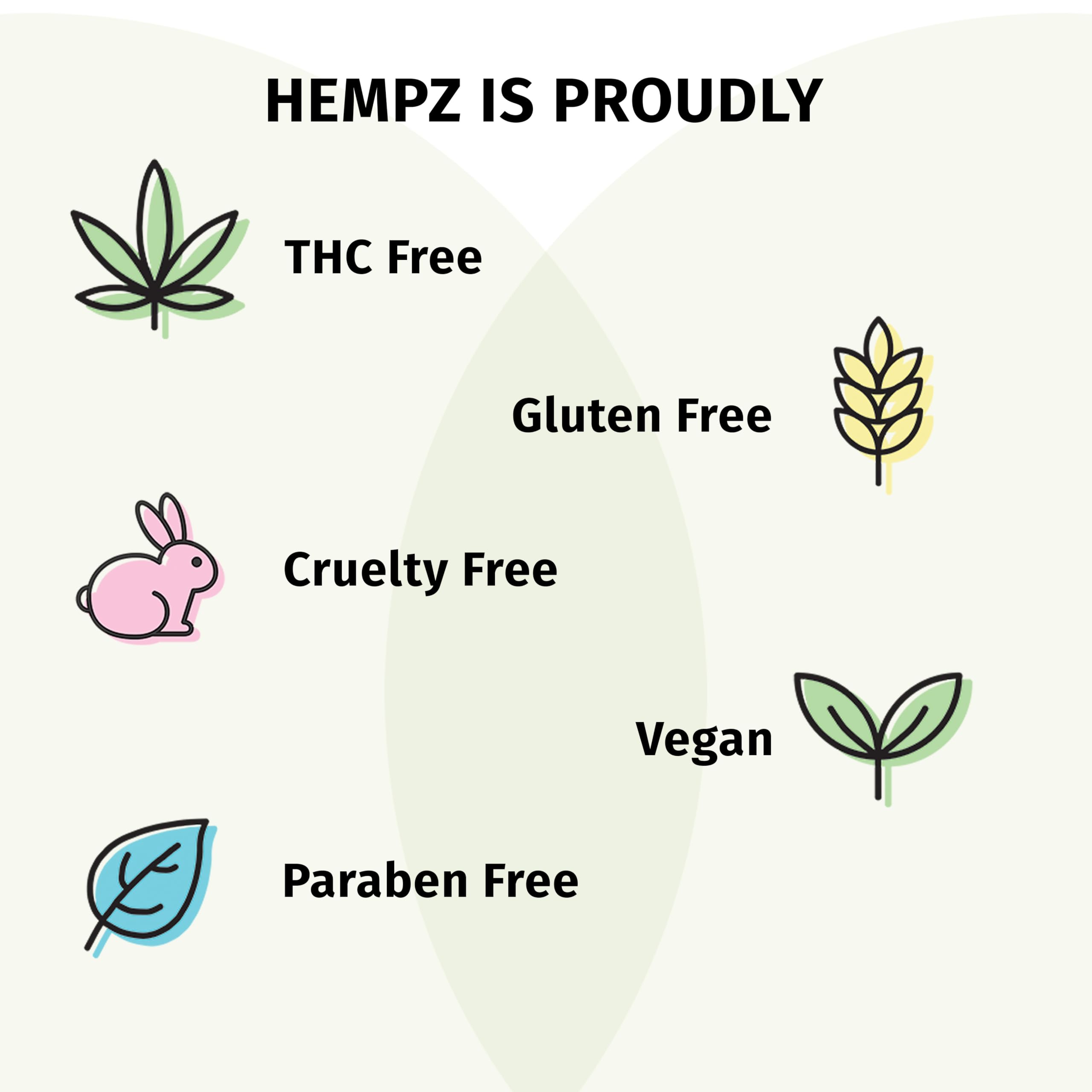 Vegan gluten-free Hempz sunscreen suitable for sensitive skin.